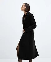 Mango Women's Structured Wool Coat