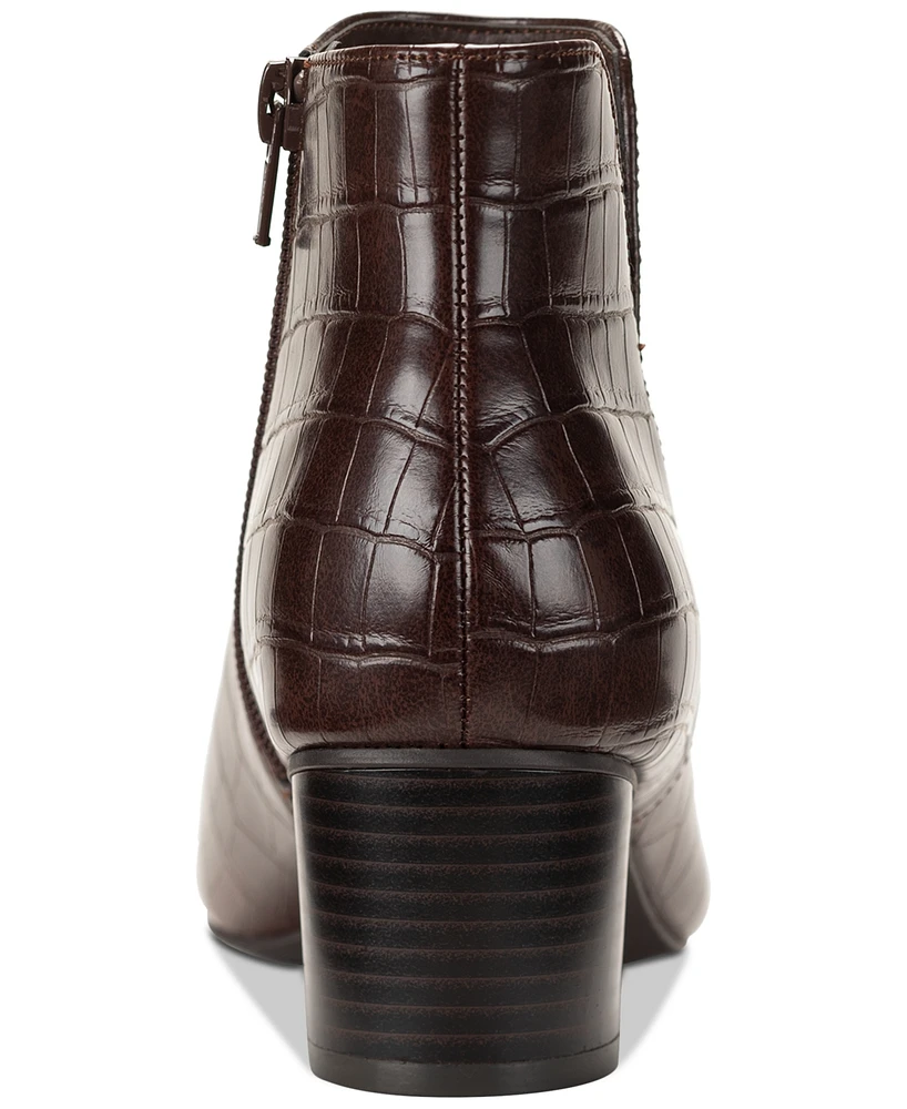 Style & Co Women's Aislaa Block Heel Ankle Booties, Created for Macy's