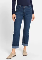 Olsen Women's Lisa Fit Straight Leg Leo Jean