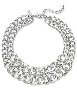 I.n.c. International Concepts Layered Chain Necklace, 18" + 3" extender, Created for Macy's