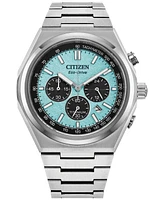 Citizen Eco-Drive Men's Chronograph Zenshin Super Titanium Bracelet Watch 43mm