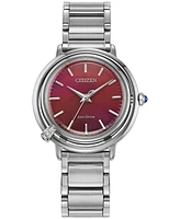 Citizen Eco-Drive Women's L Arcly Diamond Accent Stainless Steel Bracelet Watch 31mm