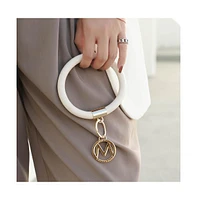 Mkf Collection Jasmine Bangle Wristlet Keychain 3Pcs set by Mia K