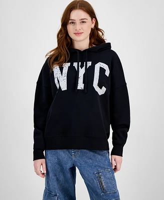 Grayson Threads, The Label Juniors' Nyc Graphic Hoodie