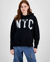 Grayson Threads, The Label Juniors' Nyc Graphic Hoodie