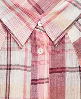 Mango Women's Check Cotton Shirt