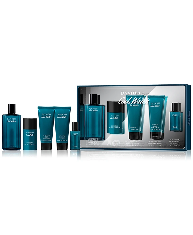 Davidoff Men's 5-Pc. Cool Water Eau de Toilette Gift Set, Exclusive at Macy's