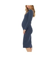 Ripe Maternity Nella Rib Nursing Knit Dress