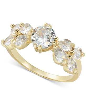 Charter Club Gold-Tone Cubic Zirconia Ring, Created for Macy's