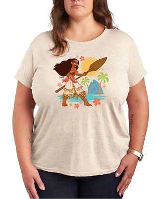 Hybrid Apparel Trendy Disney Moana Plus Graphic T-shirt