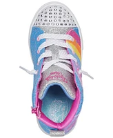 Skechers Toddler Girls Twinkle Toes: Hearts - Heart Pop Light Up Casual Sneakers from Finish Line