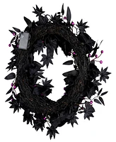 National Tree Company 24" Bad to the Bone Wreath, 24 Inches