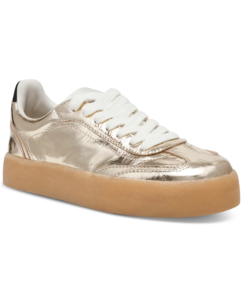 Steve Madden Women's Tux Double Platform Lace-Up Sneakers