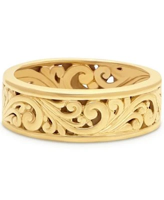 Devata 8mm Gold Plated Bali Filigree in Sterling Silver