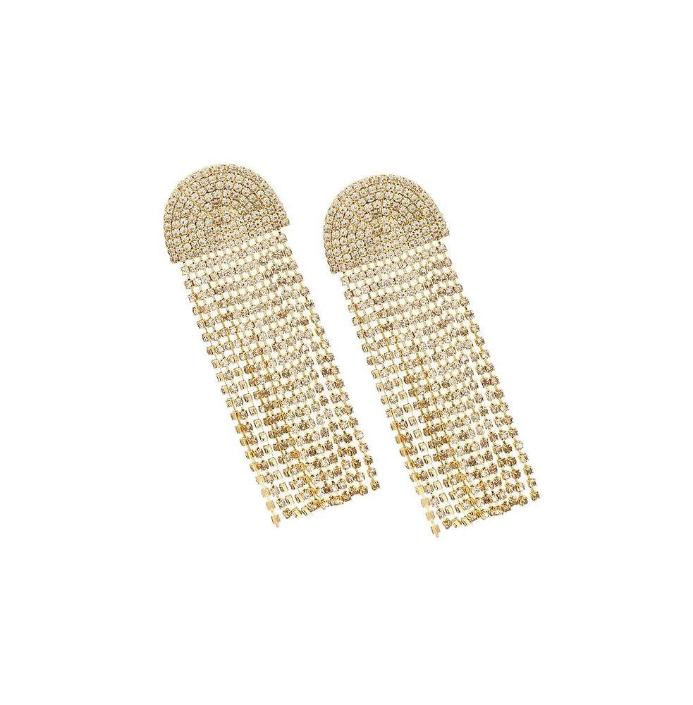 Sohi Women's Bling Drop Earrings