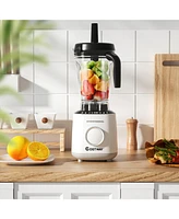 Sugift 1500W Countertop Smoothies Juicer and Blender with 10 Speed and 6 Pre-Setting Programs