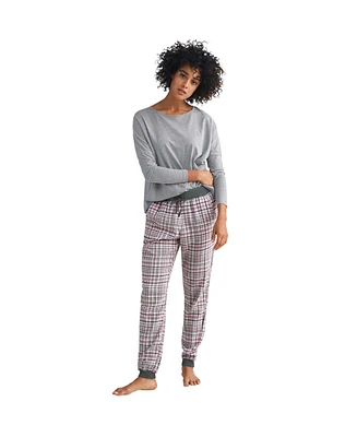 Ellos Plus Plaid Flannel Sleep Pants