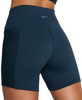 Nike Women's One High Crisscross Wrap-Waist Biker Shorts