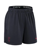 Nike Women's Navy Cleveland Guardians Authentic Collection Knit Shorts