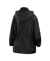 Wear by Erin Andrews Women's Black Philadelphia Phillies Full-Zip Windbreaker Hoodie Jacket