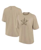 Fanatics Women's Khaki Houston Astros Elements Oversized T-Shirt