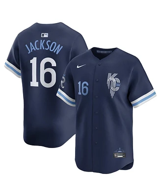 Nike Men's Bo Jackson Navy Kansas City Royals Connect Retired Player Jersey