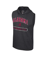 Colosseum Men's Crimson Alabama Crimson Tide Varsity Sleeveless Hoodie Tank Top