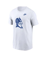 Nike Men's White Duke Blue Devils Legacy Alternate Logo T-Shirt