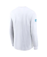 Nike Men's White Los Angeles Chargers Sideline Performance Long Sleeve T-Shirt