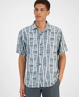 Tommy Bahama Men's Boardwalk Blues Textured Shirt