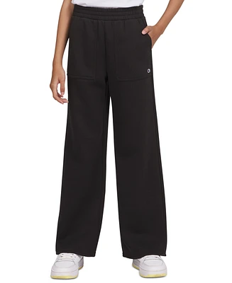 Champion Big Girls Wide-Leg Fleece Pants