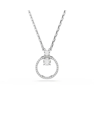 Swarovski Constella Pendant, Round Cut, White Necklace