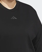 Adidas Plus All Szn Fleece Crewneck Sweatshirt