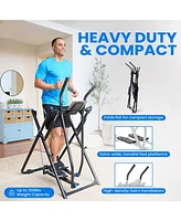 Gazelle Sprinter Low Impact Exercise Machine with Grip Pulse Fitness Tracker