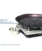 Techef Stovetop Korean Bbq Non-Stick Grill Pan