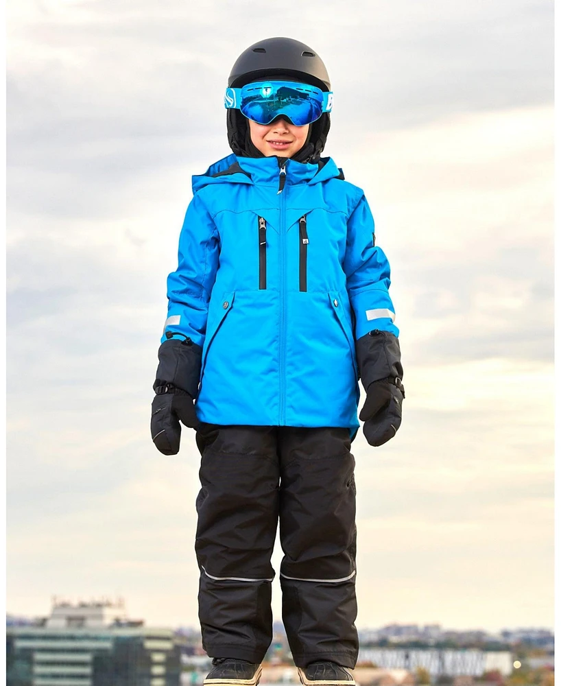 Deux par Kids Unisex Technical Mittens Black