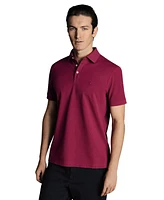 Charles Tyrwhitt Men's Solid Short Sleeve Cotton Pique Polo