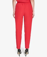 Halston Women's Mid-Rise Skinny-Leg Ankle Pants