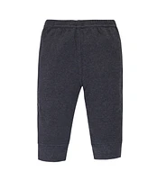Touched by Nature Baby Boys Organic Cotton Pants 4pk, Milk, 3-6 Months
