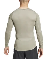 adidas Men's Fitted Crewneck Tech-Fit Compression Shirt