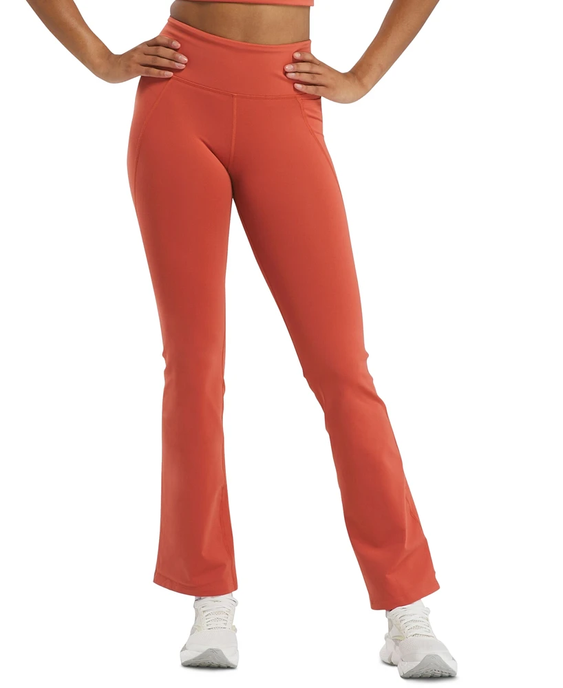 Reebok Women's Lux High Rise Mini-Flared Pants