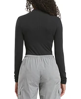 Reebok Women's Wardrobe Essentials Mock Neck Bodysuit