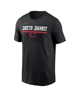 Nike Men's Black Cincinnati Reds 2-Hit Speed City Connect T-Shirt