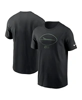 Nike Men's Black New York Jets Faded Essential T-Shirt