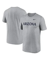 Nike Men's Heather Gray Arizona Wildcats Primetime Legend Wordmark T-Shirt