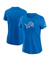 Nike Women's Blue Detroit Lions Primary Logo T-Shirt
