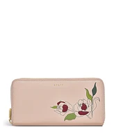 Radley London Wild Roses- Large Zip Around Matinee Wallet