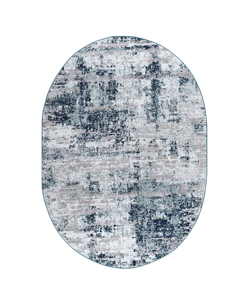 Main Street Rugs Wynn 5'x7' Oval Area Rug