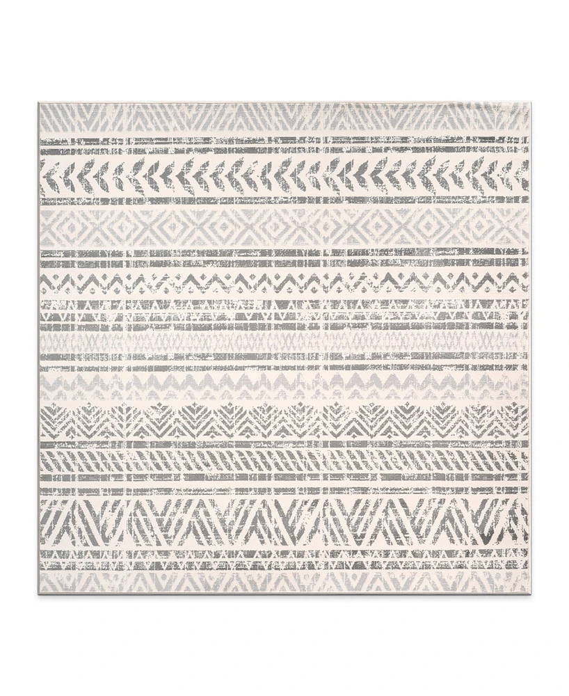 Main Street Rugs Lyon LYN843 6'6"x6'6" Square Area Rug