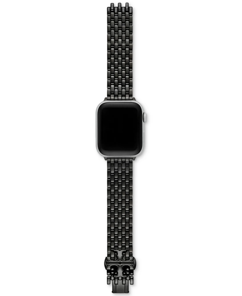 Tory Burch Women's The Eleanor Black-Tone Stainless Steel Bracelet For Apple Watch 38